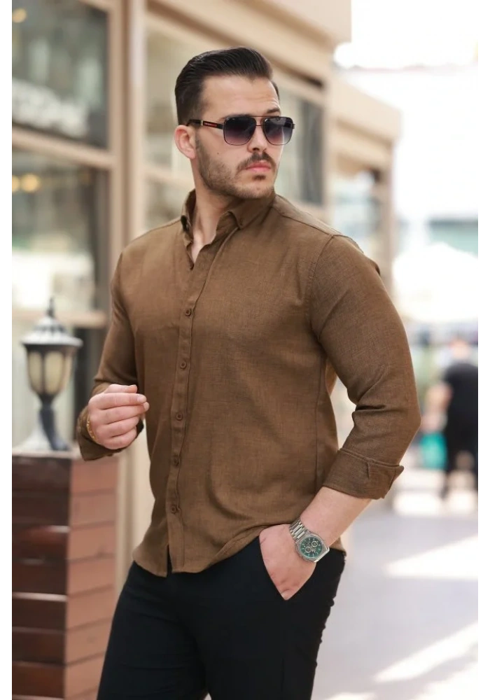 Erkek Uzun Kollu Gömlek