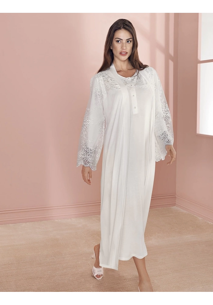 Espuar 737 Penye Uzun Gecelik Sabahlık Takım