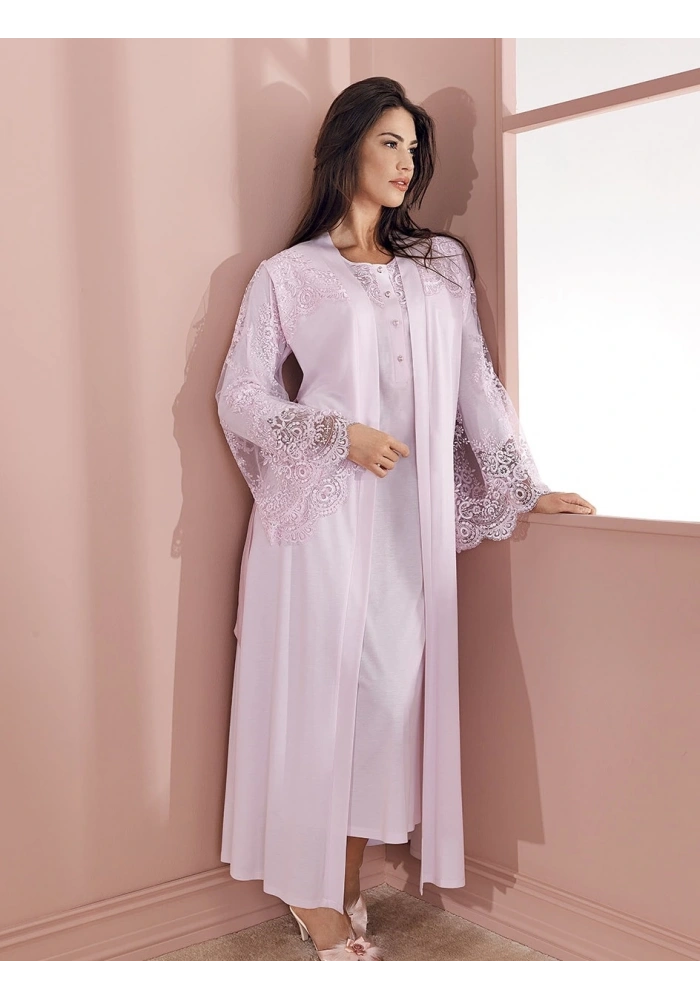 Espuar 737 Penye Uzun Gecelik Sabahlık Takım