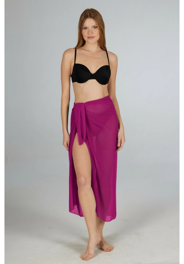 Estiva 6000 Kadın Düz Şifon Pareo