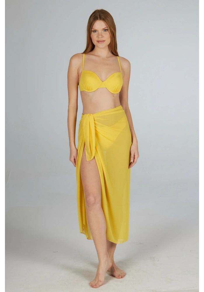 Estiva 6000 Kadın Düz Şifon Pareo