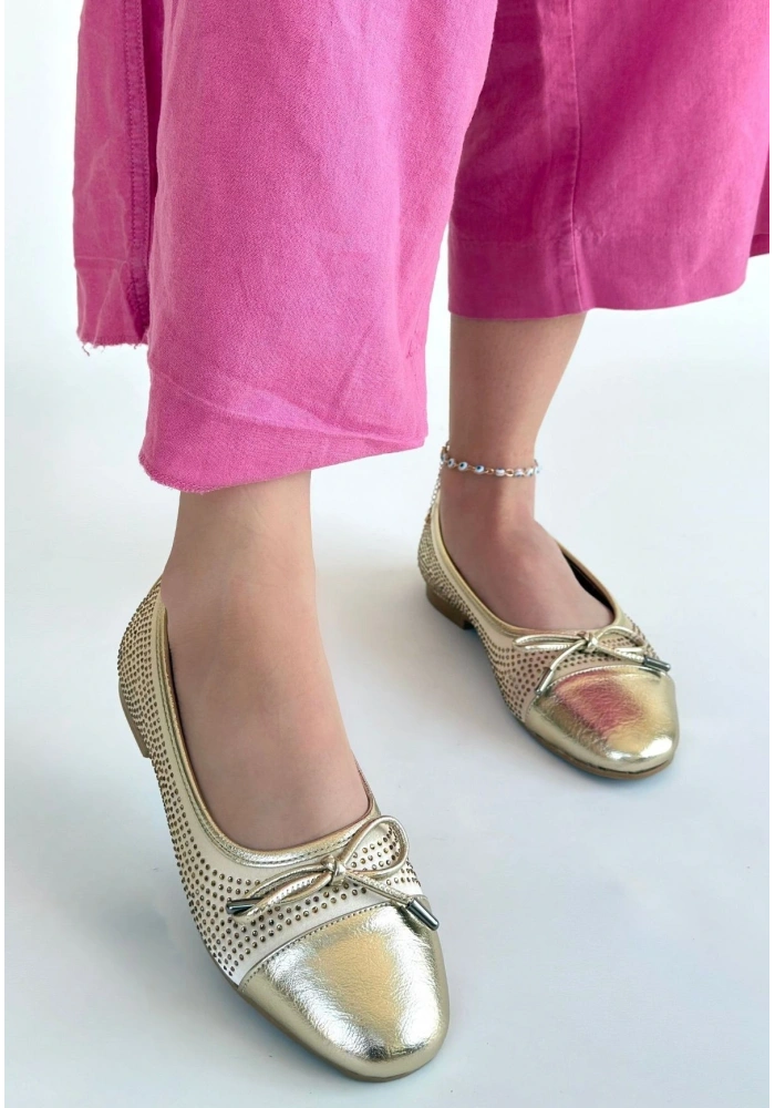 Etya Gold Cilt Babet Ayakkabı