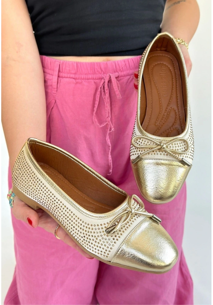 Etya Gold Cilt Babet Ayakkabı