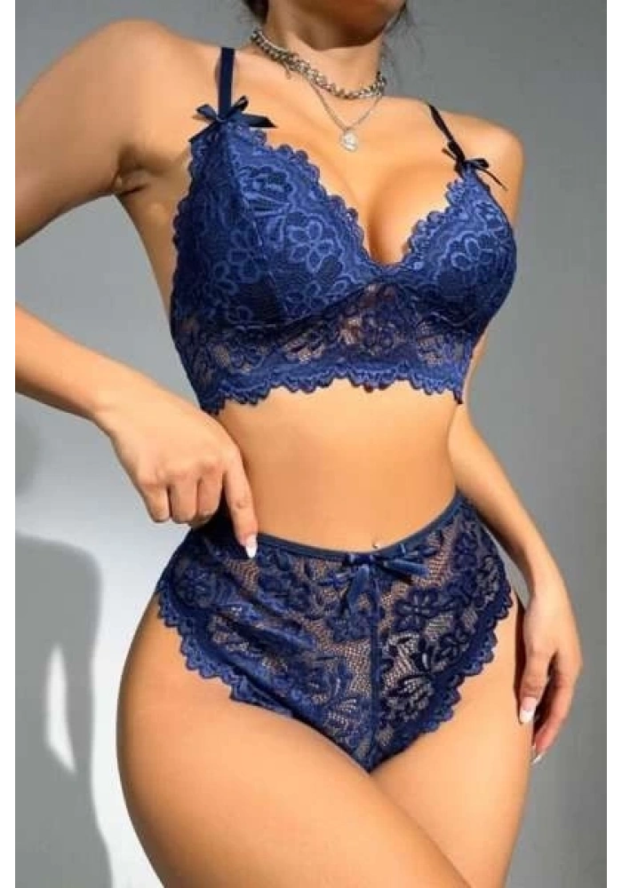 For Dreams 8455 Dantel Bralet Sütyen Takım
