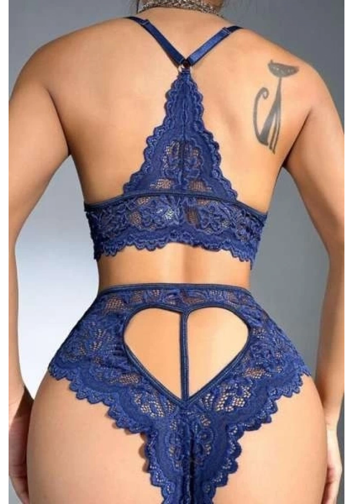 For Dreams 8455 Dantel Bralet Sütyen Takım