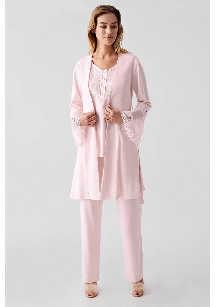 Freshness 322 Kadın Sabahlıklı Pijama Takımı