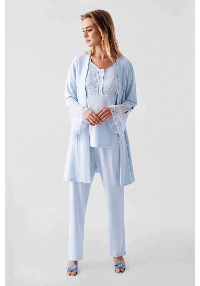 Freshness 322 Kadın Sabahlıklı Pijama Takımı