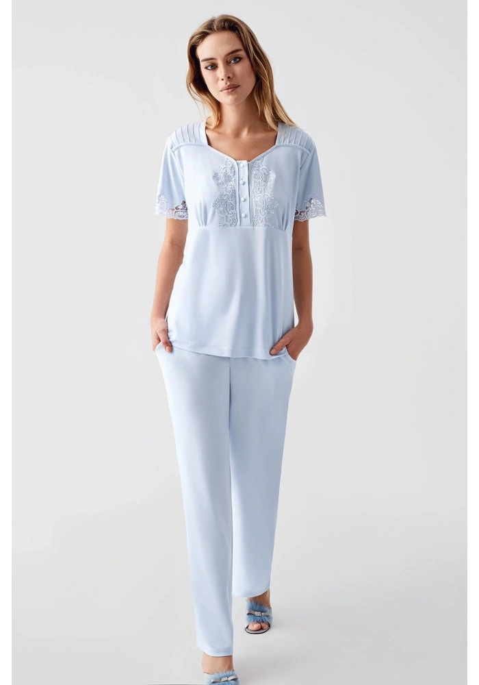 Freshness 322 Kadın Sabahlıklı Pijama Takımı