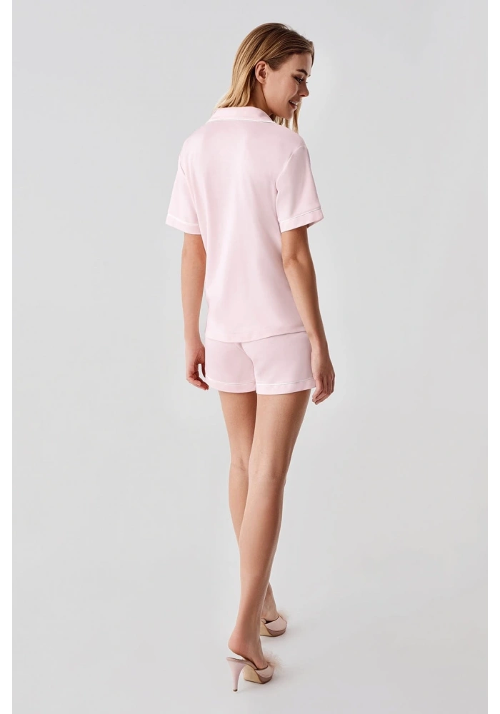 Freshness 324 Kadın 4Lü Sabahlıklı Şorlu Pijama Takımı