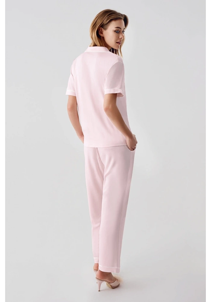 Freshness 324 Kadın 4Lü Sabahlıklı Şorlu Pijama Takımı