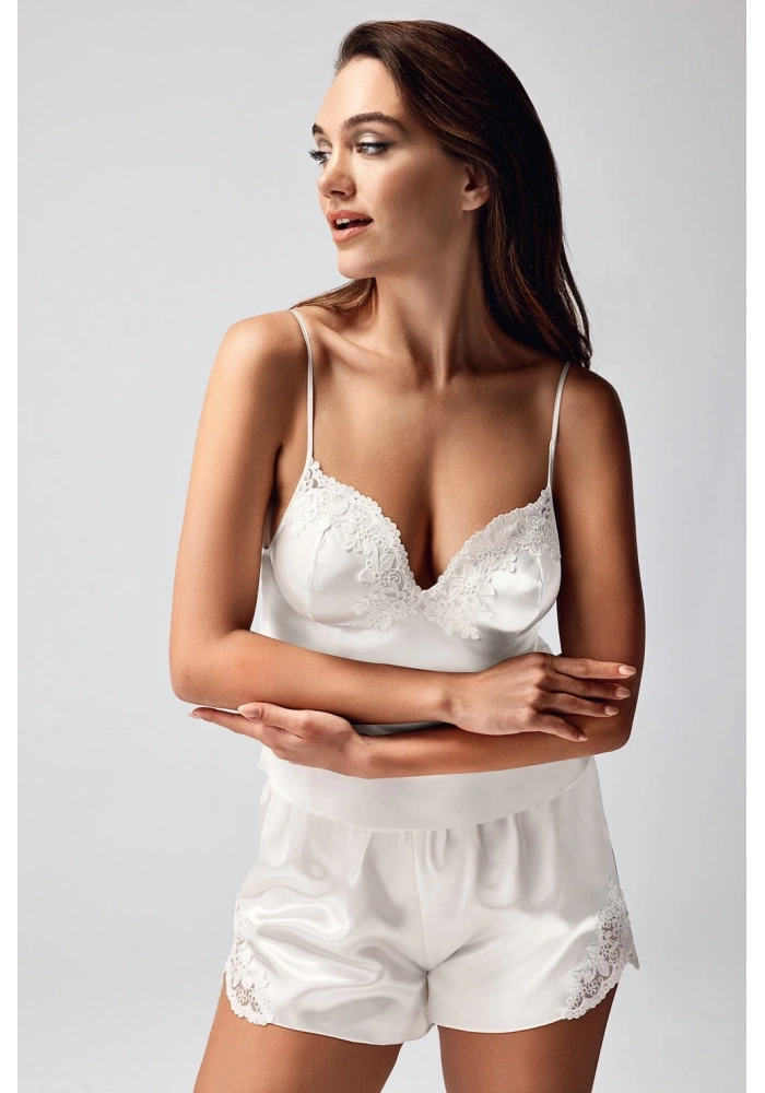 Freshness 9950-ŞT Saten Askılıı Şort Takımı