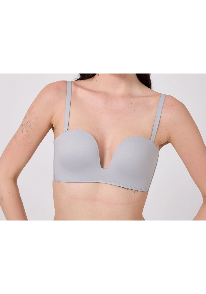 Freshness MSF05 Destekli V Dekolte Lazer Kesim Sütyen
