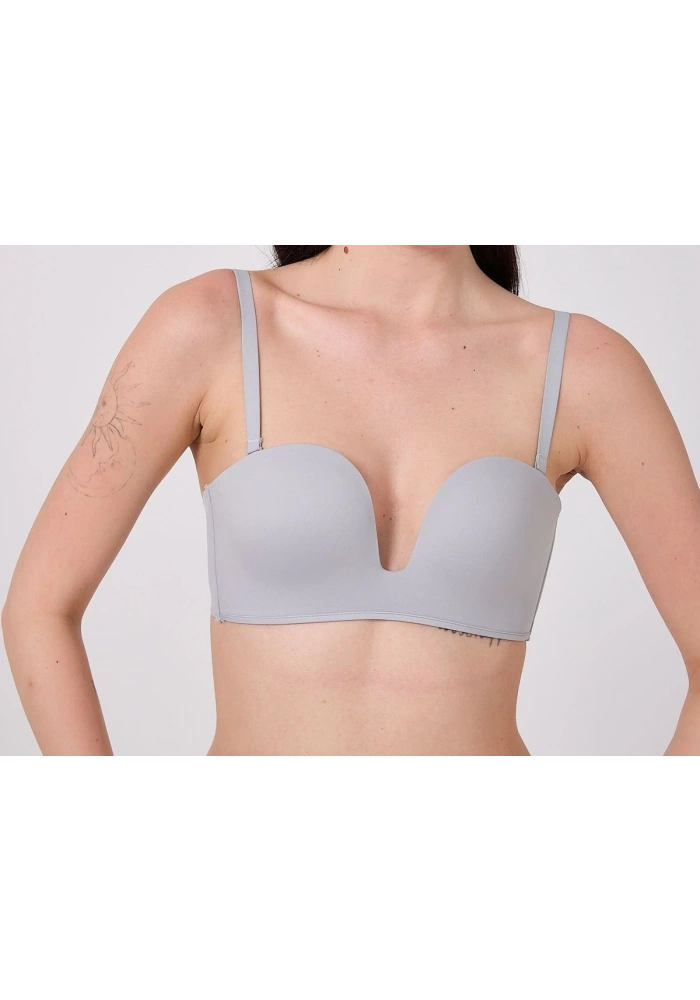 Freshness MSF05 Destekli V Dekolte Lazer Kesim Sütyen