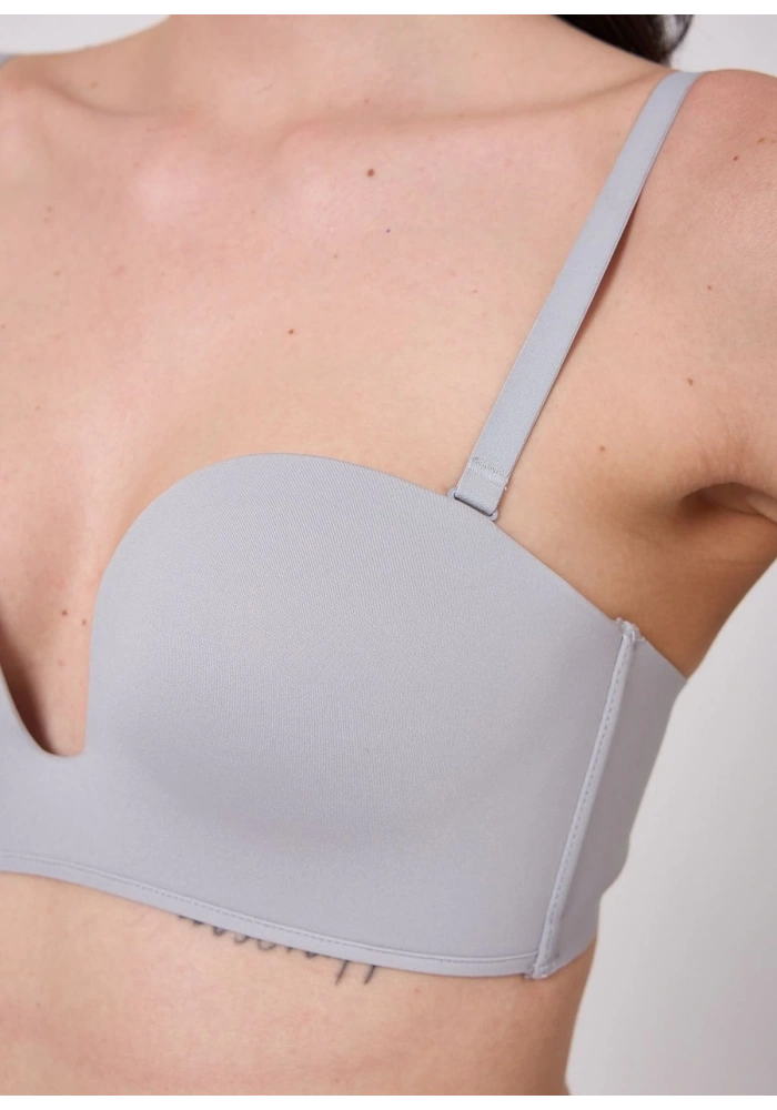 Freshness MSF05 Destekli V Dekolte Lazer Kesim Sütyen