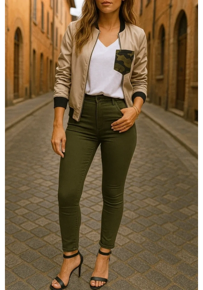Gabardin Kumaş Yüksek Bel Pantolon 90 Cm 4XLbel40cm