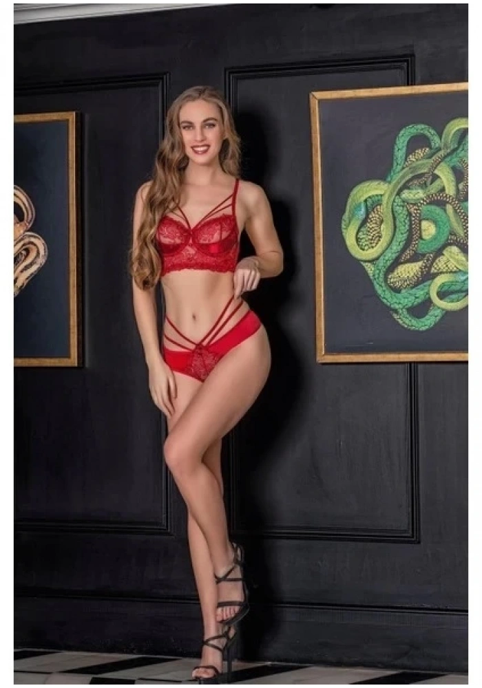 Gallipoli 31632 Transparan Bralet Ve String Takım