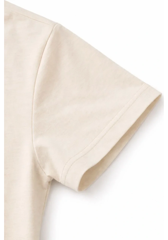 Genç Erkek Çocuk V Yaka Tişört Model - Taş