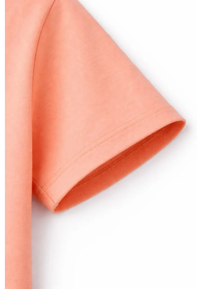 Genç Erkek Çocuk V Yaka Tişört Model - Toz Pembe