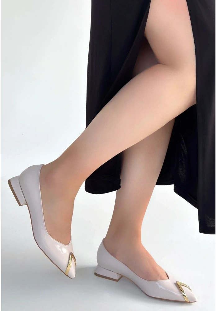 Goes Bej Rugan Babet Ayakkabı