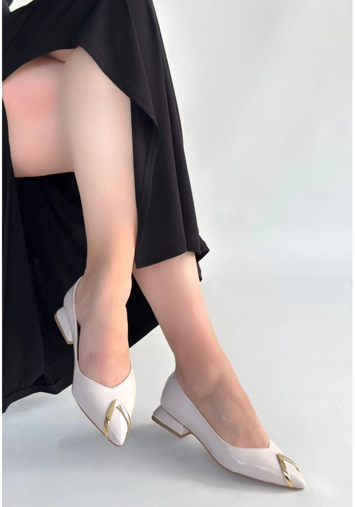 Goes Bej Rugan Babet Ayakkabı