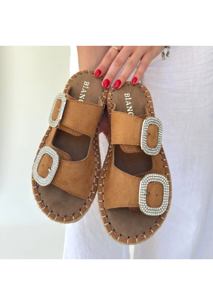 Hertas Vizon Nubuk Tokalı Terlik