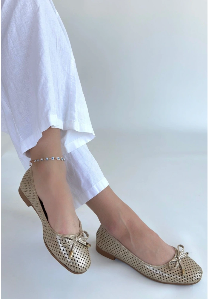 Icar Bej Cilt Babet Ayakkabı