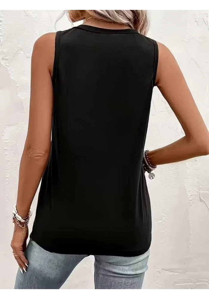 Kadın Askılı önden Düğmeli Viskon Bluz