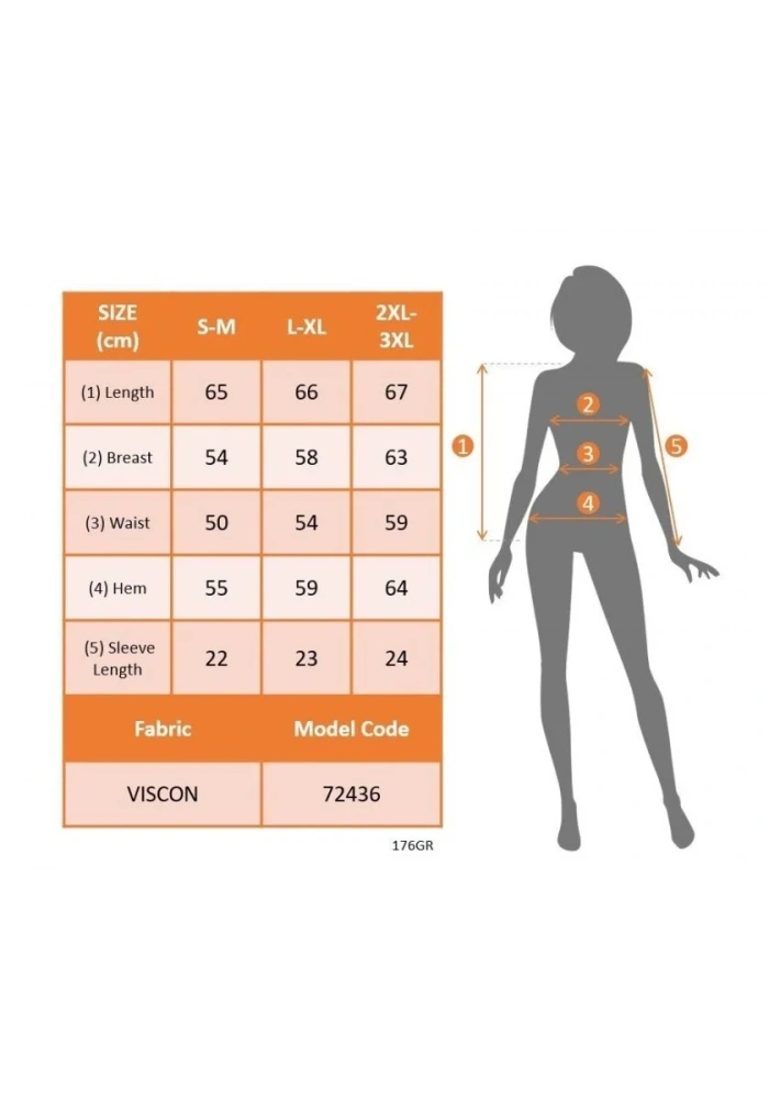 Kadın Kısa Kollu V Leopar Yakalı Viskon Bluz