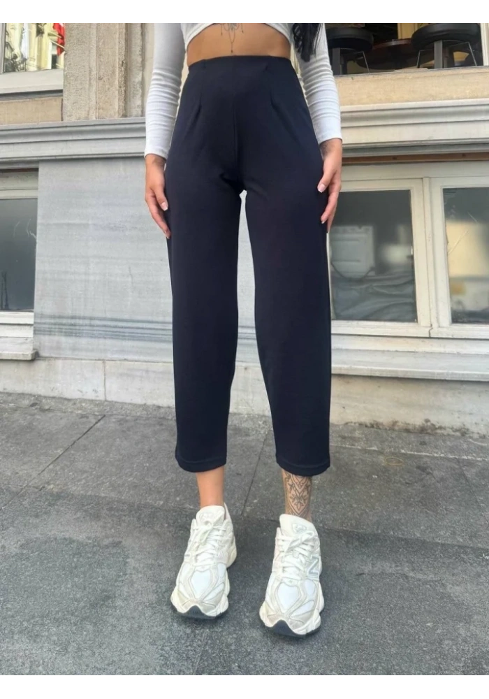 Kadın Krep Kumaş Balon Pantolon