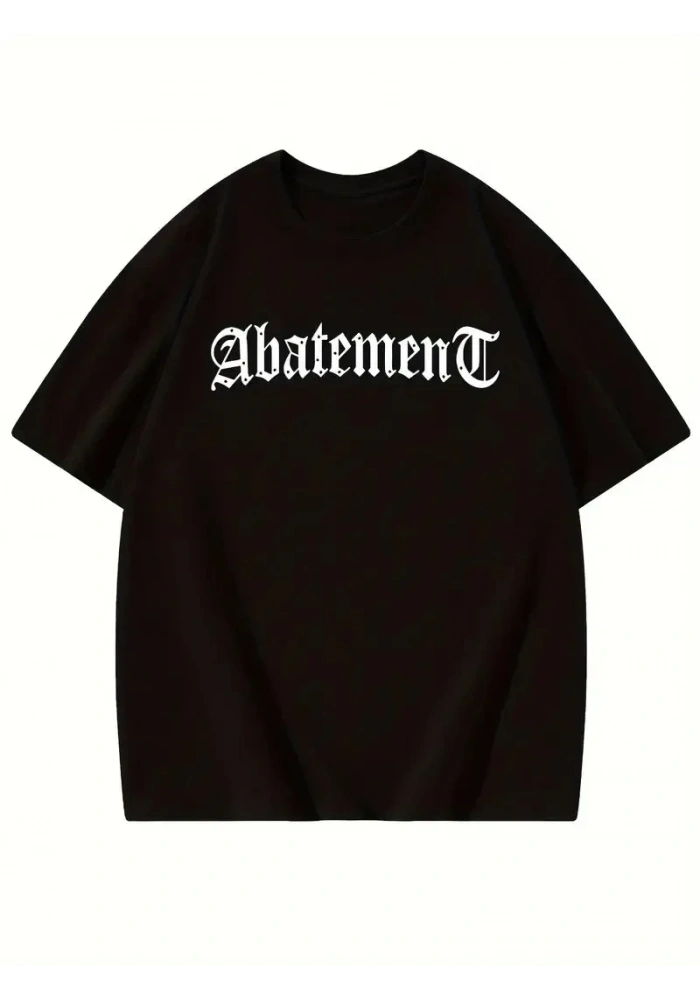 Kadın Tişört Örümcek Baskılı Bisiklet Yaka T-shirt - Siyah