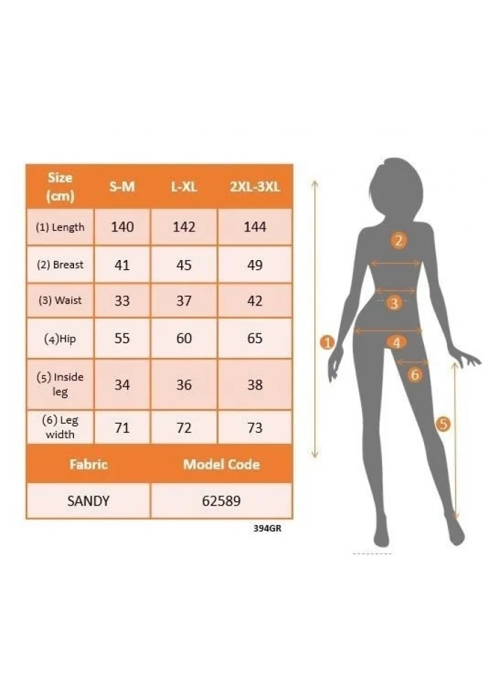 Kadın Tek Omuzdan Büzgü Detaylı Geniş Paçalı Uzun Sandy Tulum