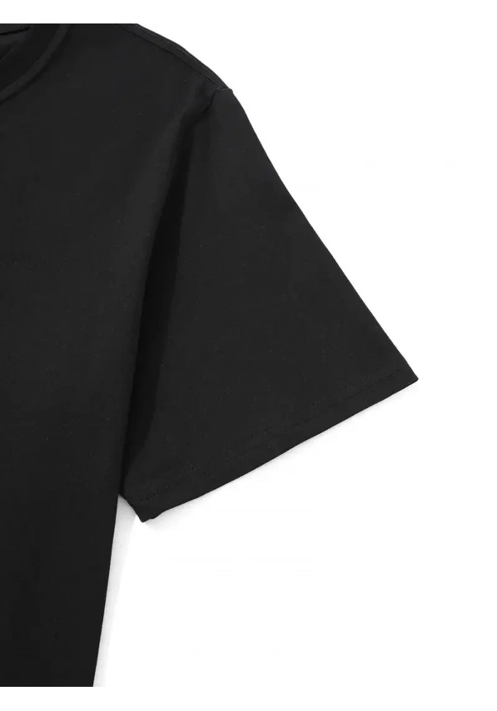 Erkek Kısa Kol Yazlık Tişört Bisiklet Yaka Baskılı Oversize T-Shirt - Siyah