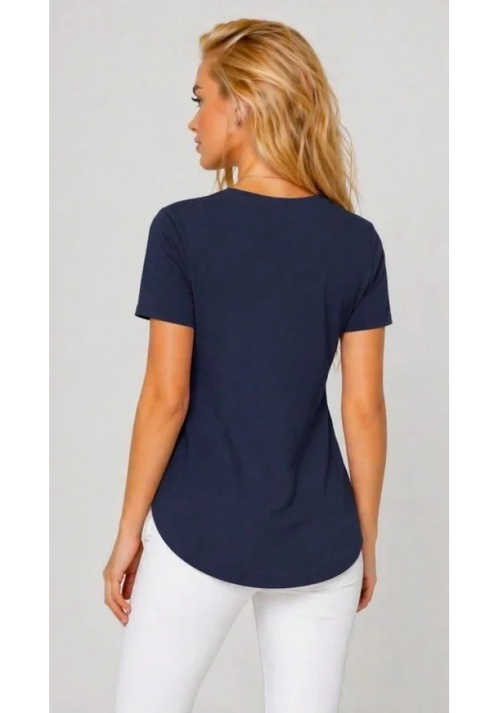 Kadın Yırtmaç Detaylı Viskon Kumaş Bluz