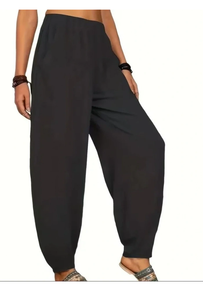 Kadın Yüksek Bel Cep Detaylı Pantolon