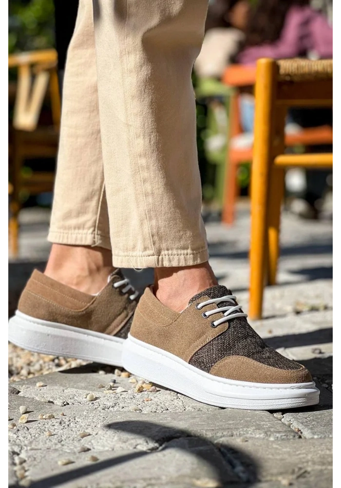 KB-042  Kuback  Bağcıklı Taba Günlük Erkek Ayakkabı