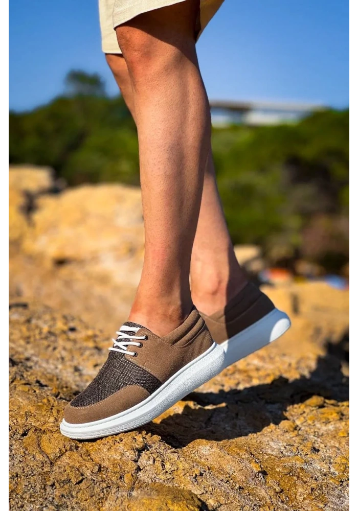 KB-042  Kuback  Bağcıklı Taba Günlük Erkek Ayakkabı