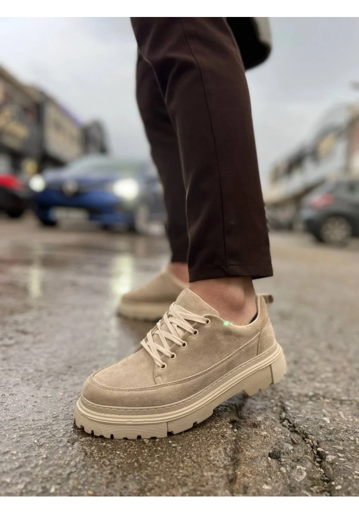 KB-702 Kuback Bej Süet Günlük Erkek Ayakkabı