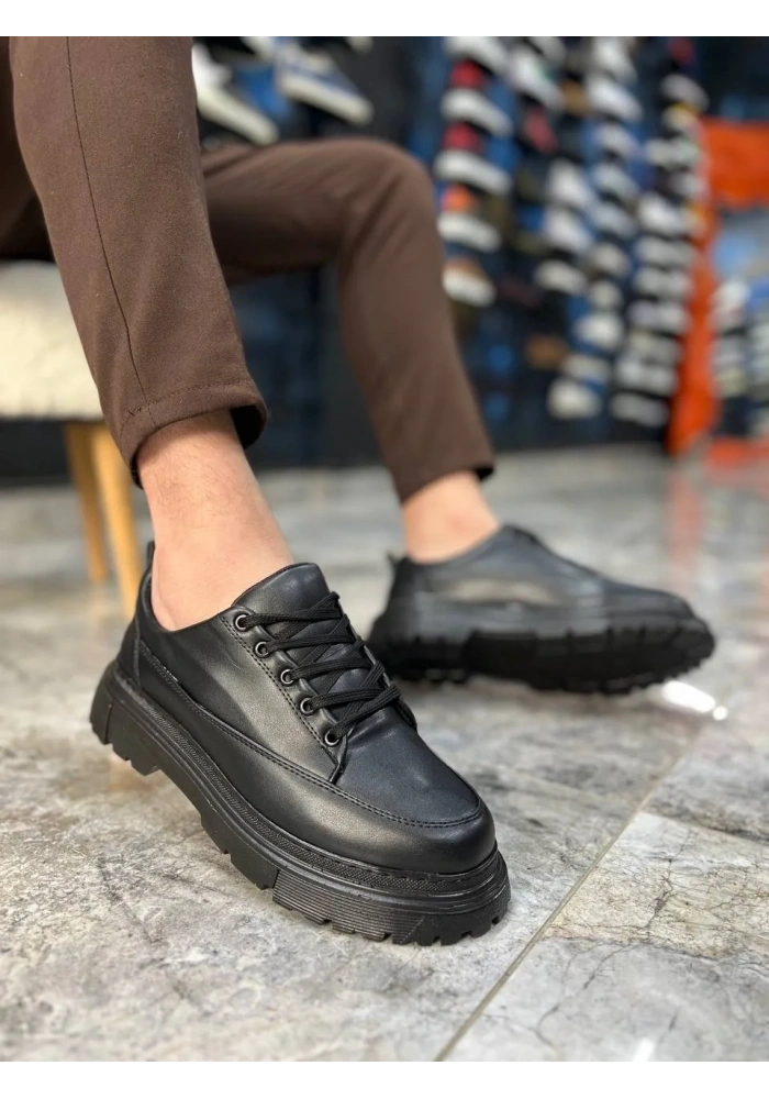 KB-702 Kuback Kömür Cilt Günlük Erkek Ayakkabı