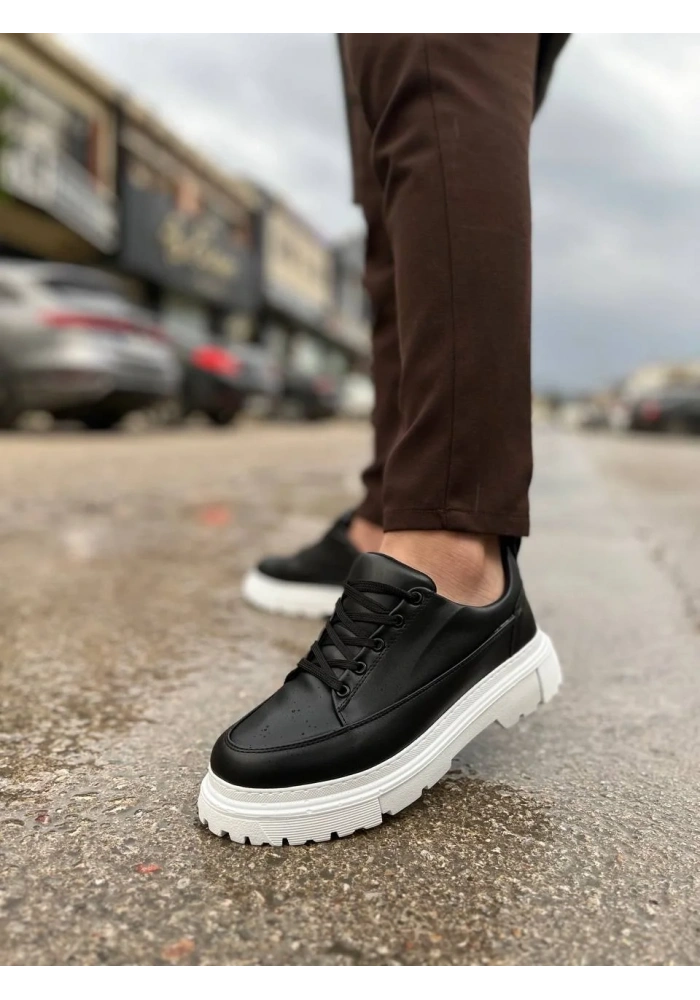 KB-702 Kuback Siyah Cilt Günlük Erkek Ayakkabı