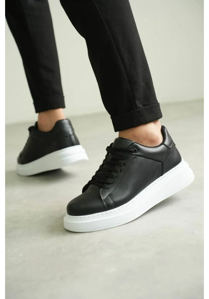 KB-B2 Kuback Siyah Cilt Günlük Erkek Ayakkabı