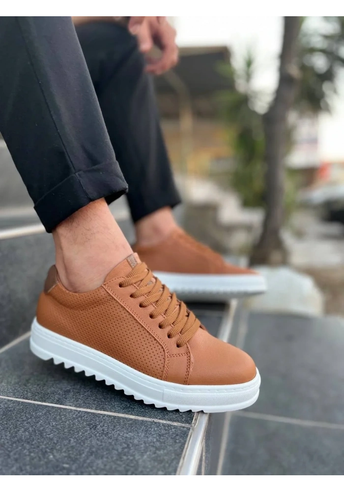 KB-DX2 Kuback Taba Deri Günlük Erkek Ayakkabı