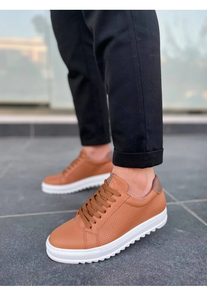 KB-DX2 Kuback Taba Deri Günlük Erkek Ayakkabı