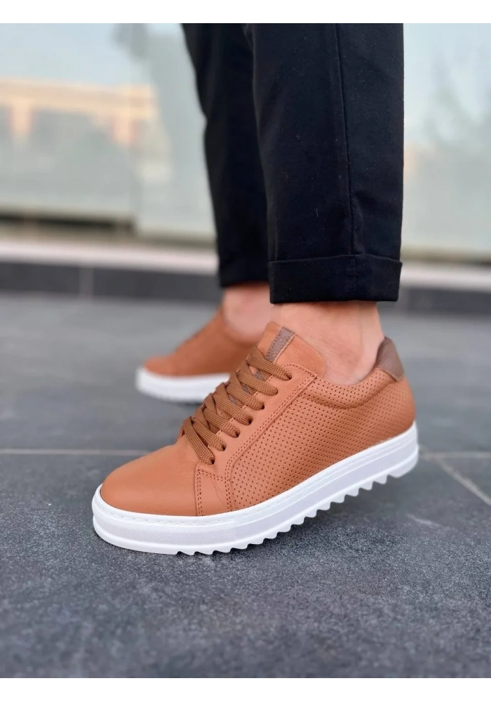 KB-DX2 Kuback Taba Deri Günlük Erkek Ayakkabı