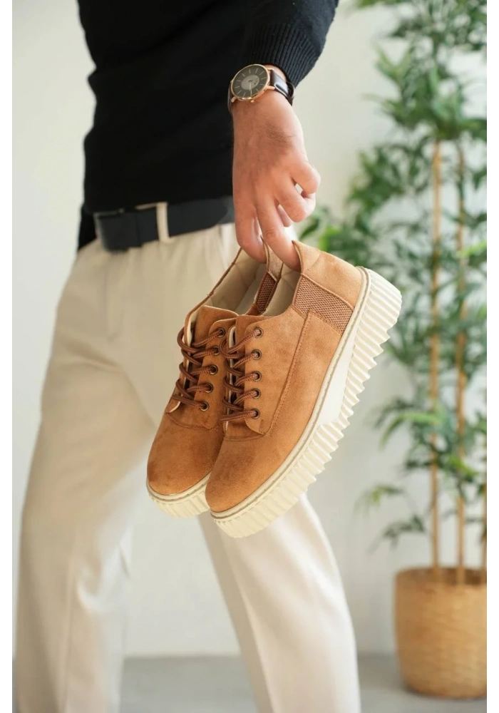 KB-X516 Kuback Taba Süet Günlük Erkek Ayakkabı