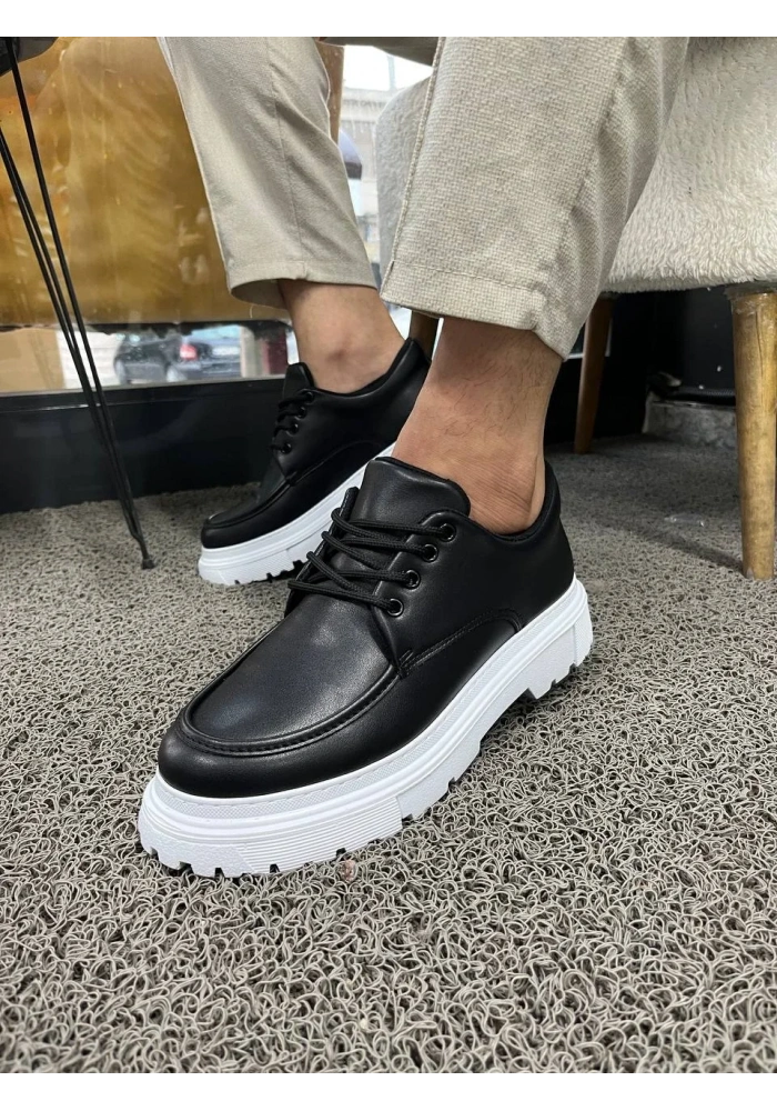 KB-X6 Kuback Siyah Cilt Günlük Erkek Ayakkabı