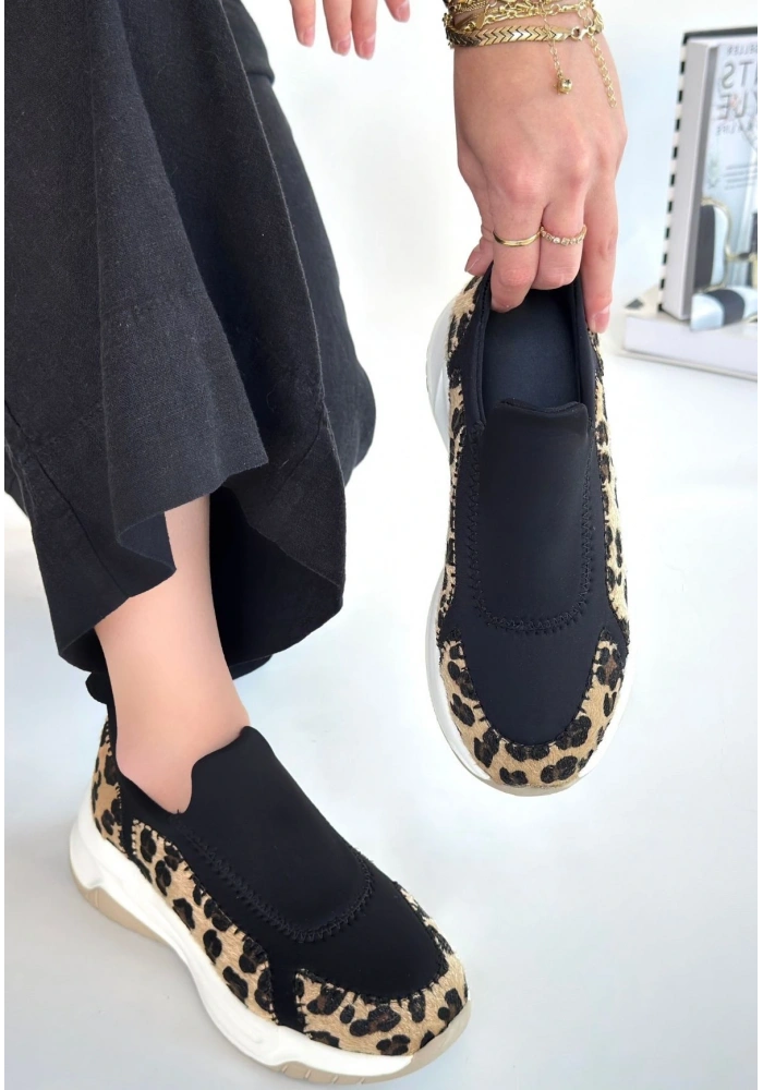 Kendy Leopar Süet Spor Ayakkabı