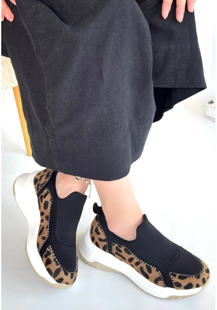 Kendy Leopar Süet Spor Ayakkabı