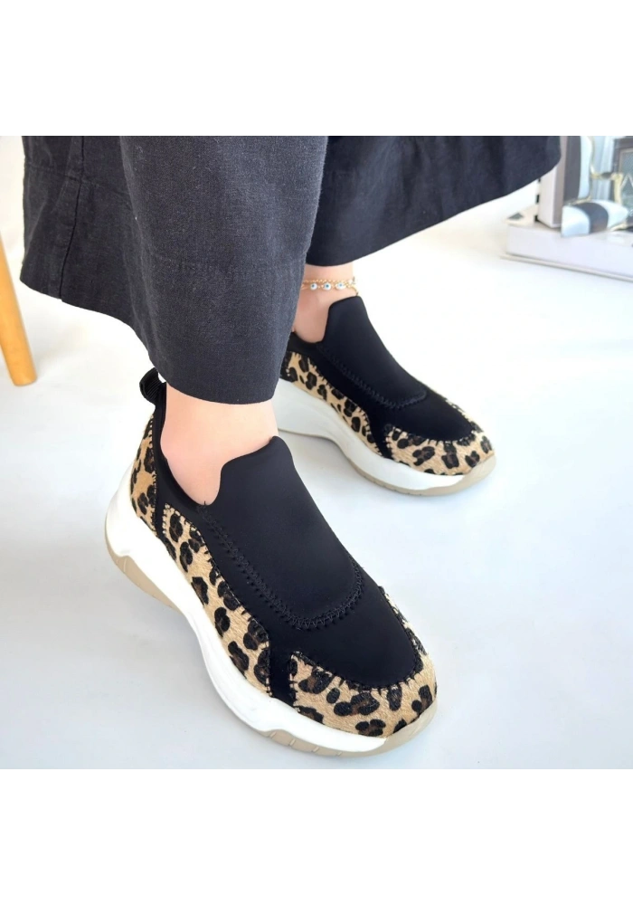 Kendy Leopar Süet Spor Ayakkabı