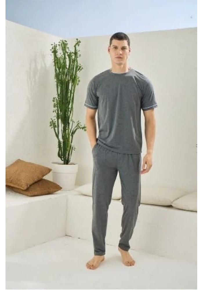 Kocabey 2092 Erkek O.Yaka Pijama Takım