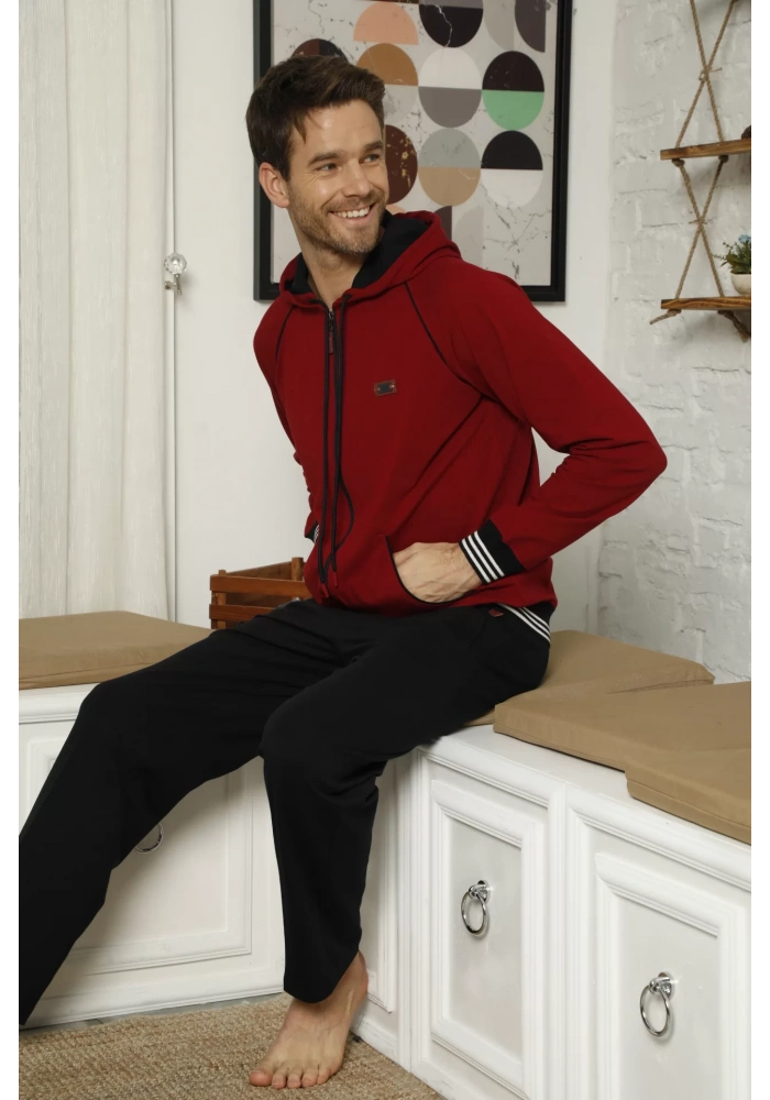 Kocabey 7208 Erkek Kapişonlu Eşofman Takım